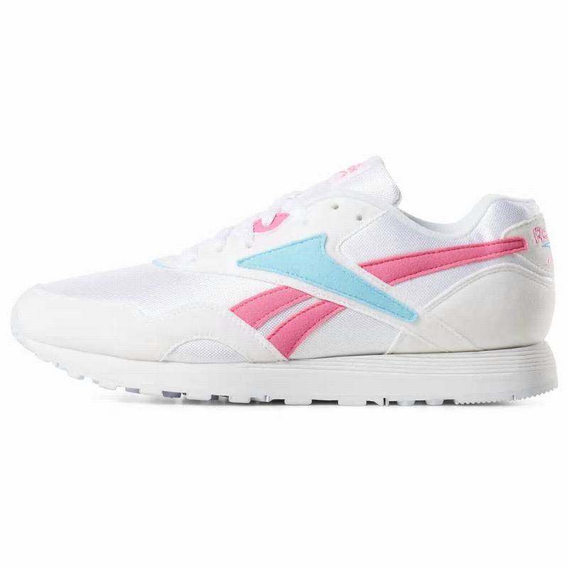 Tenisi Reebok Rapide Barbati Albi/Roz/Albastri Romania GL7599JH